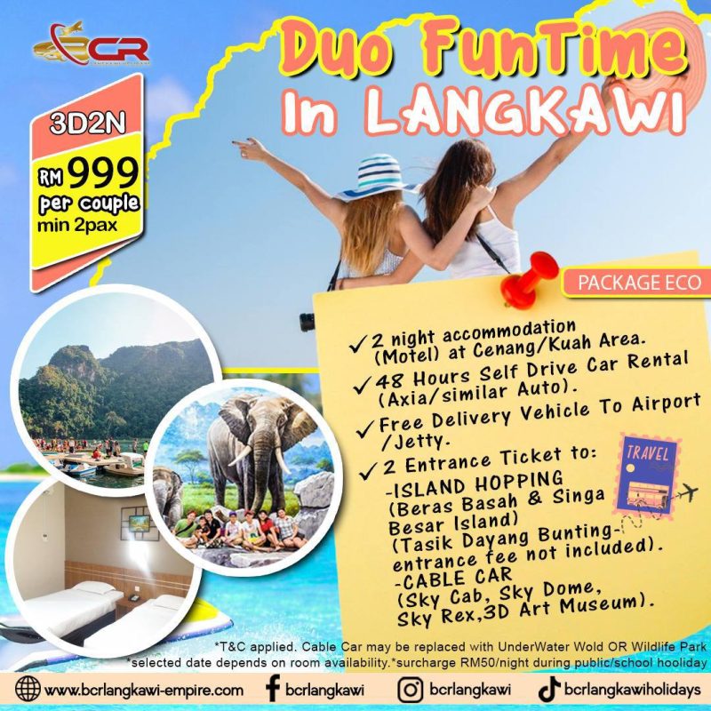Package Duo ECO (3D2N) bcr langkawi